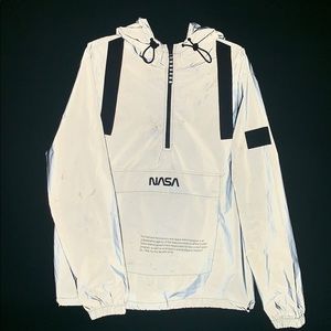 FOREVER 21 Reflective 3M NASA Anorak